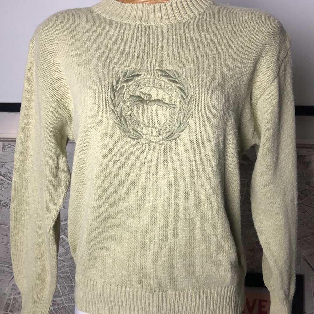 Longchamp Sweater with Embroidered Logo Size S